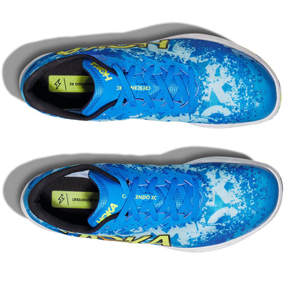 Hoka Crescendo XC Scarpe chiodate da corsa - Unisex - Blu Dive/Evening Primrose