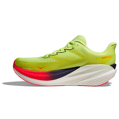 Hoka Mach X 3 Scarpe da corsa per uomo - Neon Yuzu/Inchiostro di seppia