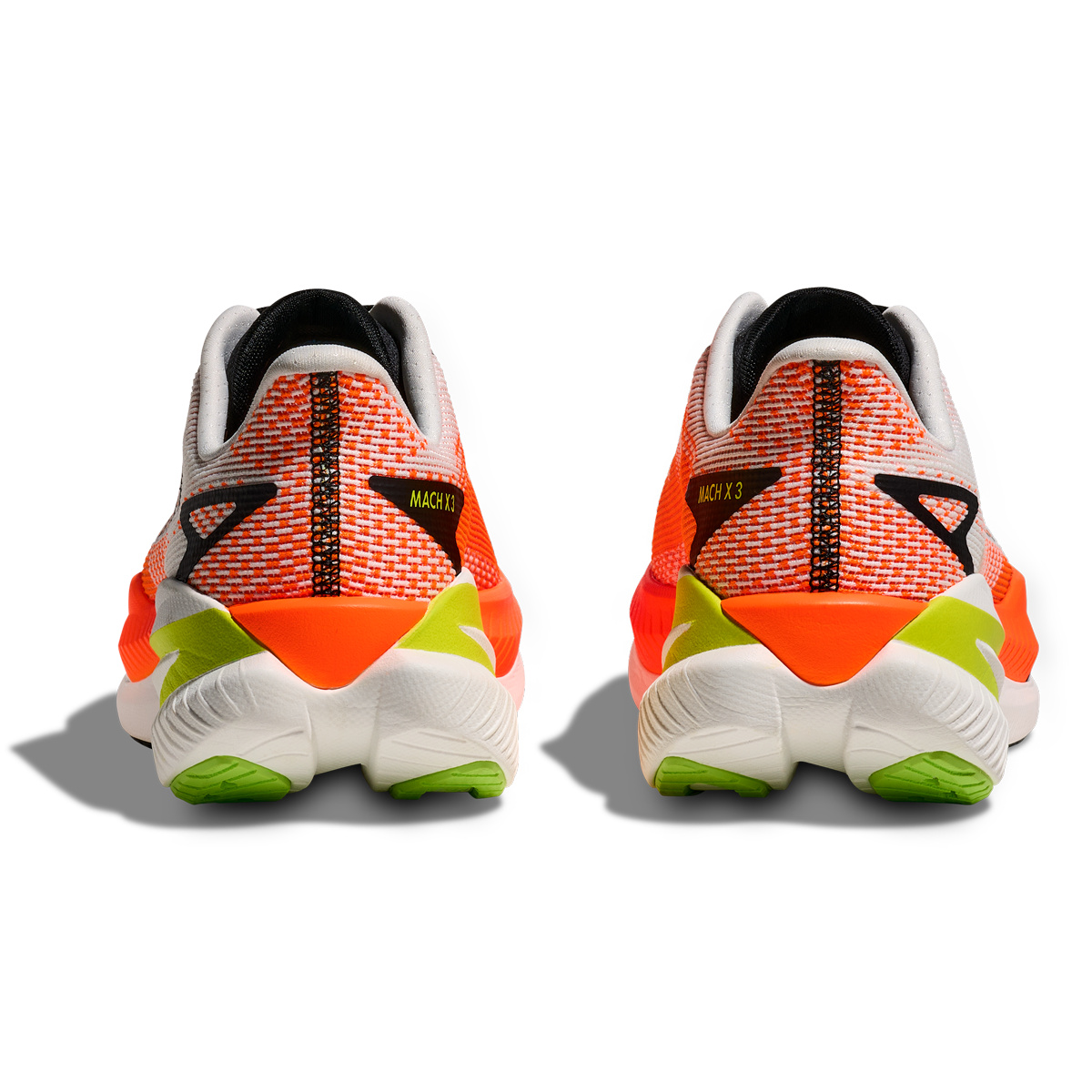 Hoka Mach X 3 Scarpe da corsa - Uomo - Bianco/Arancione neon