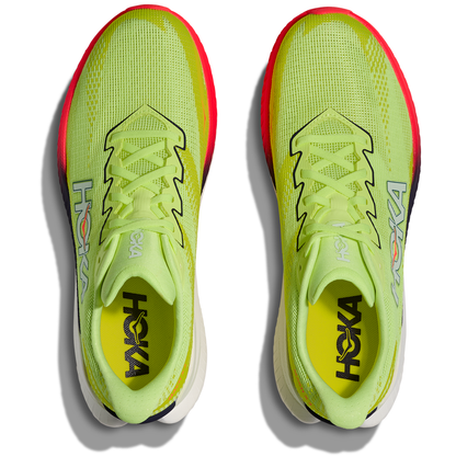 Hoka Mach X 3 Scarpe da corsa per uomo - Neon Yuzu/Inchiostro di seppia