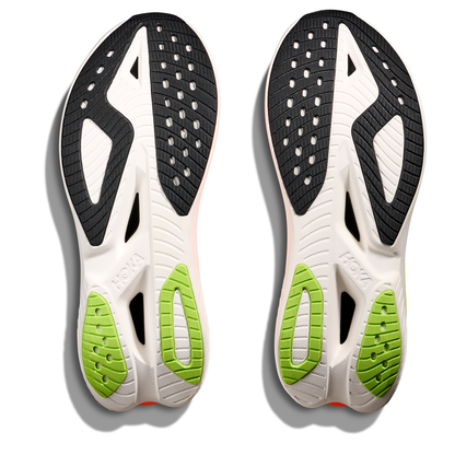 Hoka Mach X 3 Scarpe da corsa - Uomo - Bianco/Arancione neon