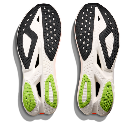 Hoka Mach X 3 Scarpe da corsa - Uomo - Bianco/Arancione neon